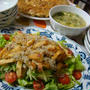月曜と火曜の晩ごはん♪餃子、野菜たっぷり豆腐サラダ、ビビンバ！！