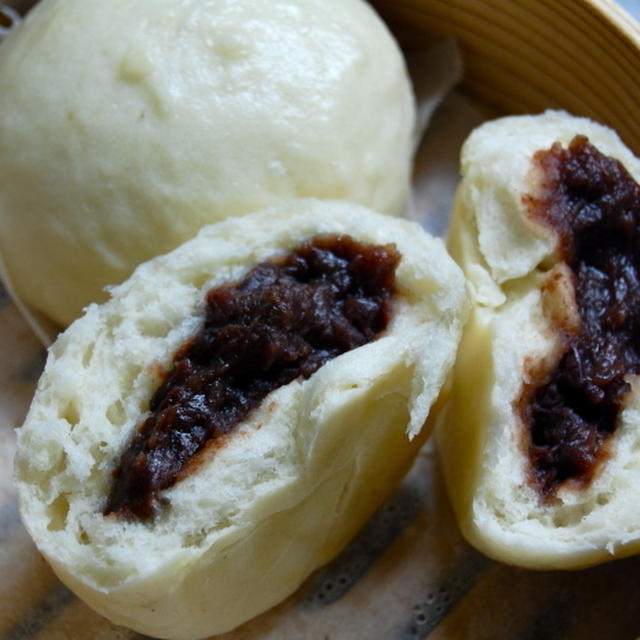 豆沙馅包子