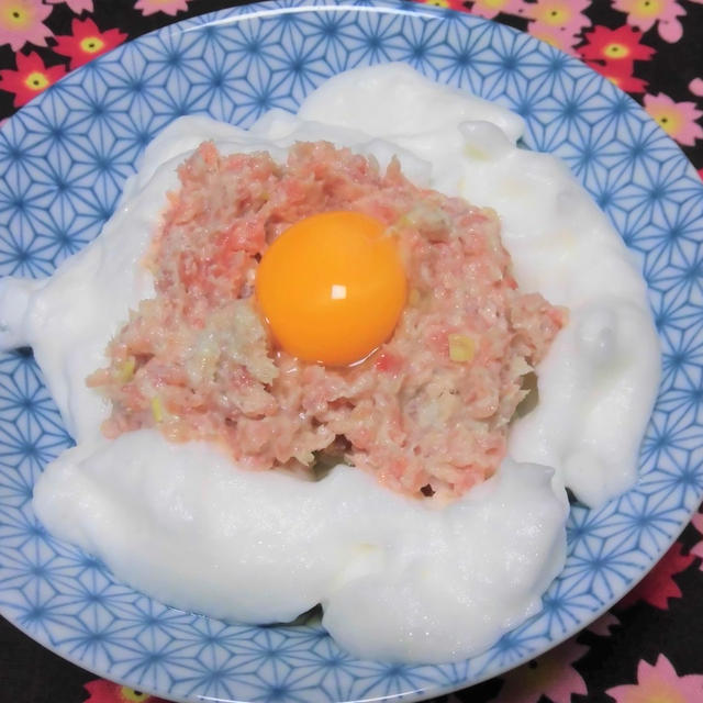 晴れました　　ふんわりとしたネギトロ丼