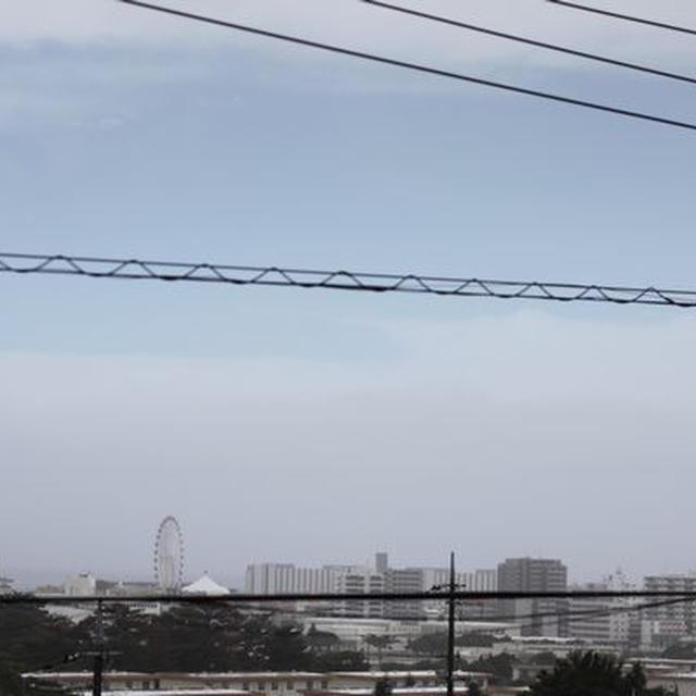 台風22号通過中