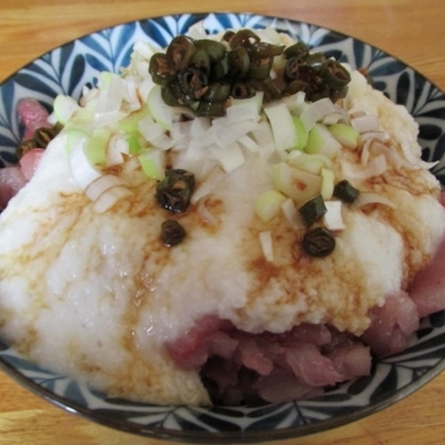 【旨魚料理】ワラサの中落ちとろろ丼