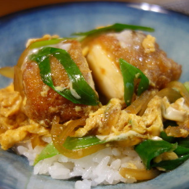 節約　豆腐カツ丼