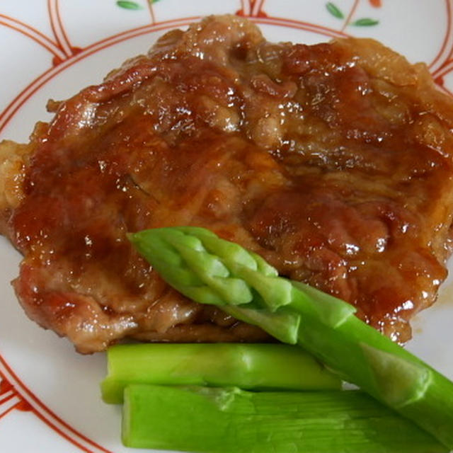 豚肉のミルフィーユ照り焼き