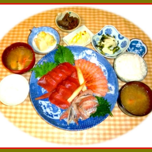 久しぶりに今夜は刺し盛り