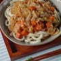 根菜たっぷり♪キムチあんかけうどん