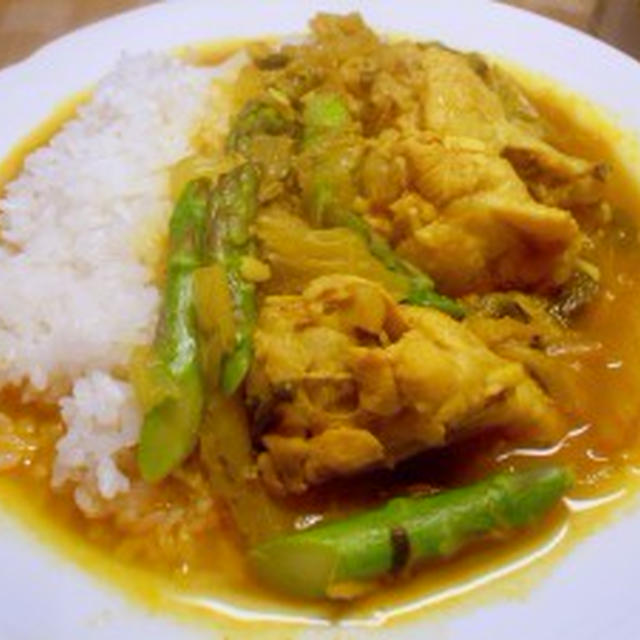 トムヤムクン風味カレー汁かけご飯