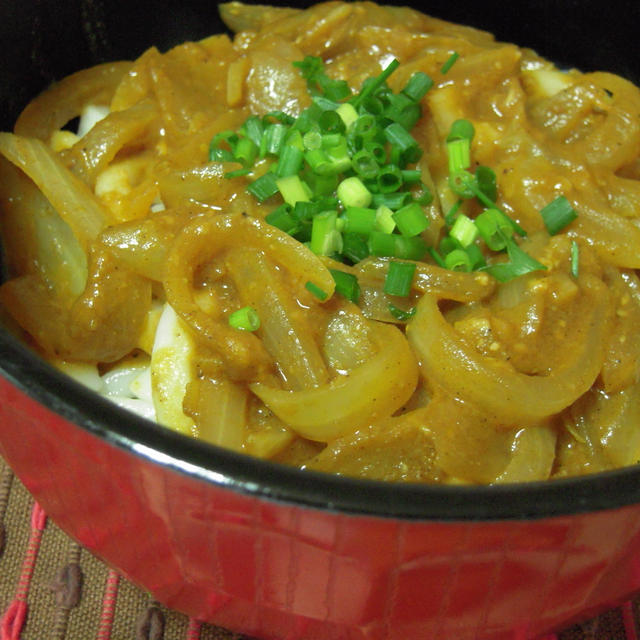 玉ねぎだけのカレーうどん