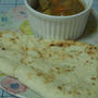 カレーリメイク・ナンと玄米ご飯で味わう
