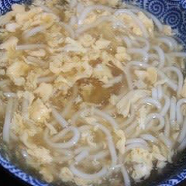 10月26日　　かき玉うどん