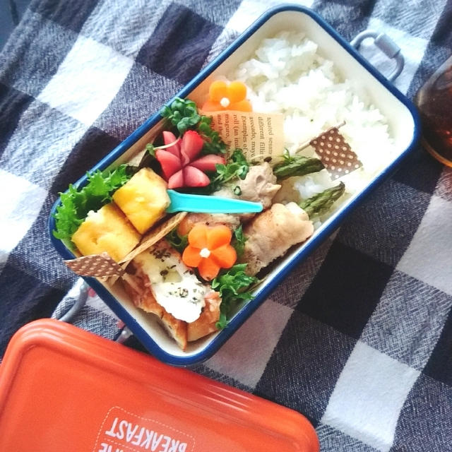 アスパラ豚肉巻きのお弁当と憂鬱な末っ子～2月23日