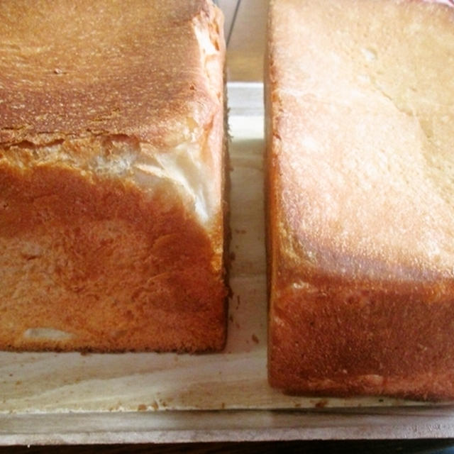ポーリッシュ法と湯だね法の食パン作って食べ比べ