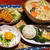 うどんすきとピザポテトコロッケ