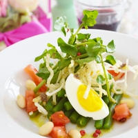 サクサク☆入道雲と季節野菜のサラダ。