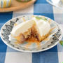 二層のサワークリームケーキ。【マフィン型で・焼き菓子+ムース】