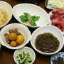 晩ご飯５連発　初めての「鶏の玉ひもの煮物」など