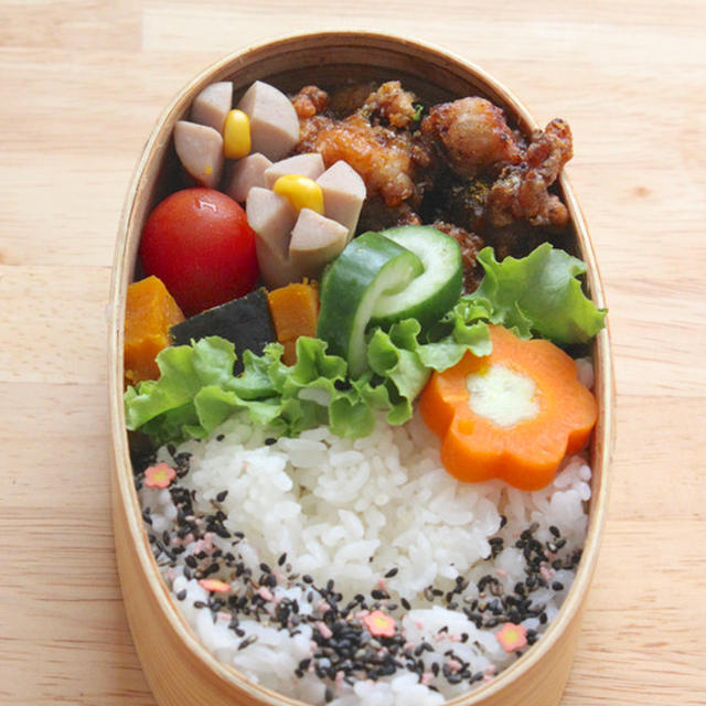 【　夫ひとり分の可愛い？お弁当　】