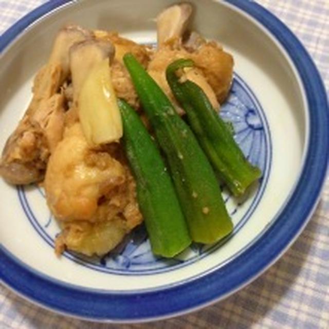 にんにくたっぷり　圧力鍋で手羽元ホロホロ煮