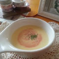 コーンとトマトピューレのスープ。 by toshieさん