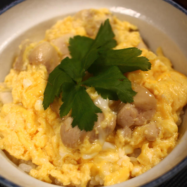 親子丼としじみの赤だし♪　～料亭の味！～