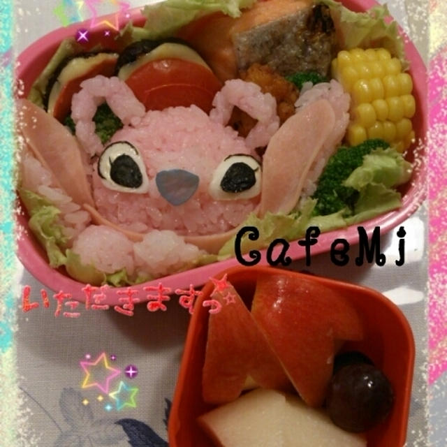 リロ＆スティッチのエンジェルのお弁当☆キャラ弁♪