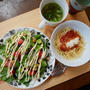 キユーピー✕フーディストパーク、ロメインレタスと蒸し豆のサラダ