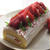 苺クリームのロールケーキ