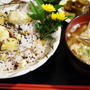 ■続・私の出前料理で　秋の朝ごはんセット【⑦雑穀と餅米入り栗ご飯／⑧豚汁】です♪