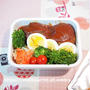 週末 生観戦 ★ じぶんBENTOは　煮込みハンバーグ