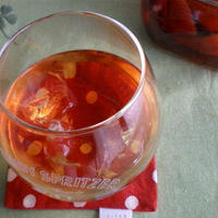バニラ風味いちごフルブラの紅茶割り