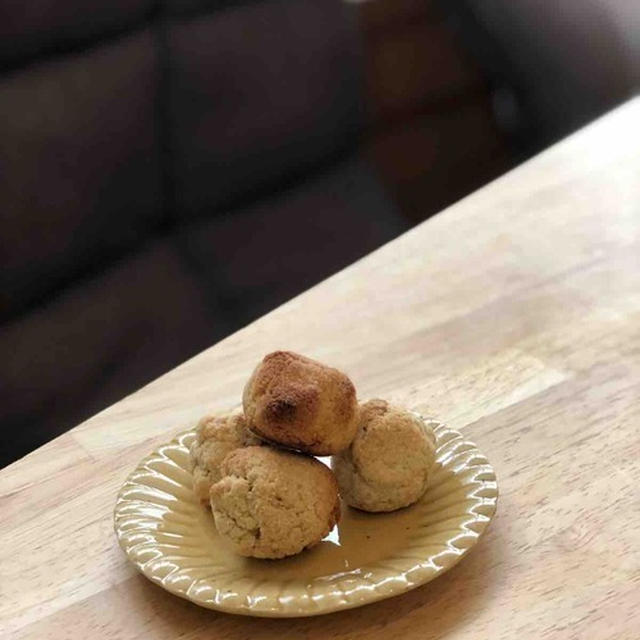 おからと蜂蜜のシンプルクッキー