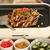 休日ごはん＜ホットプレートで牡蠣お好み焼き＞