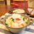 鶏団子とドライトマトの朝がゆ