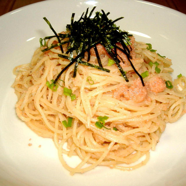 レシピ「さっぱり★和風たらこのスパゲッティー」