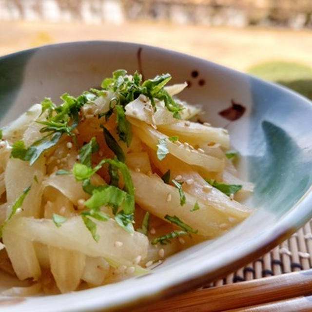 セロリのきんぴら風☆独特の香りと食感を楽しむ