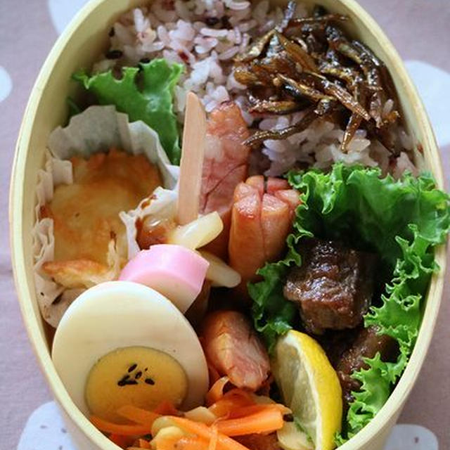 サイコロステーキ弁当