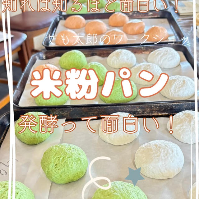 グルテンFreeの米粉パンを焼こう知れば知るほど面白い発酵