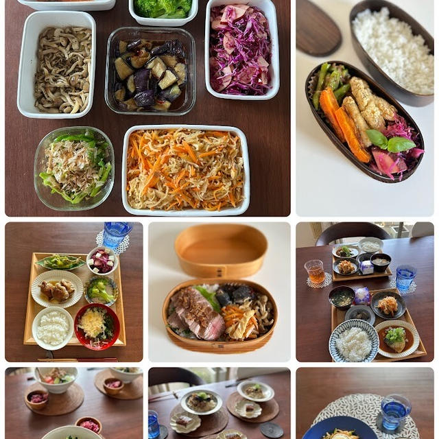 1週間の日持ちおかずとそれらを使って作るお昼ごはん、晩ごはん、おべんとう、おまけのランチ情報も