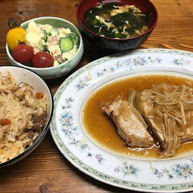 初孫のイベント。トンテキとすき焼き風混ぜご飯