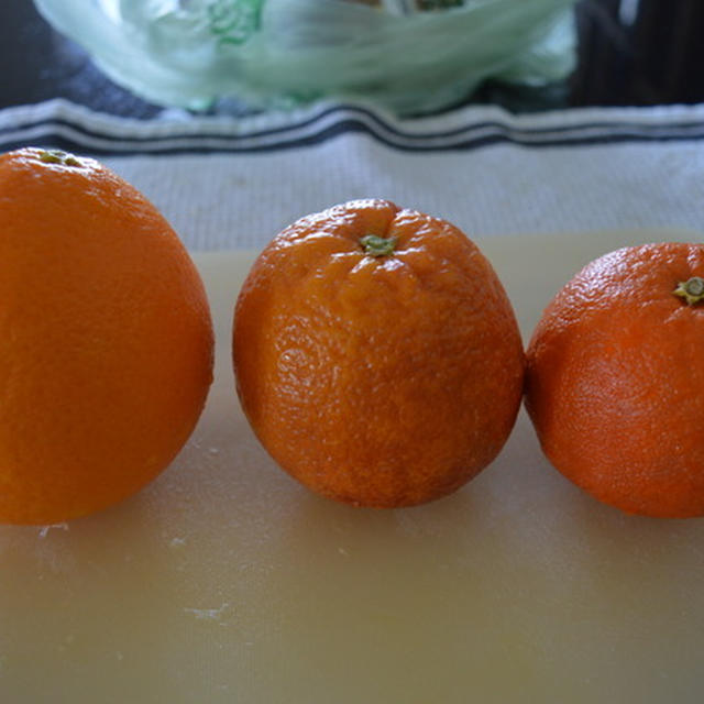 ２月のオレンジを使ってーマーマレード　