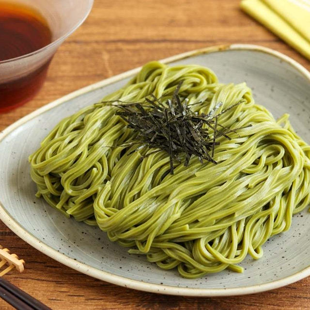 ＊【浅草むぎとろ】茶そば＊