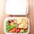 お弁当（寝坊）『冷凍おかずとオープンオムレツ』