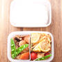 お弁当（寝坊）『冷凍おかずとオープンオムレツ』