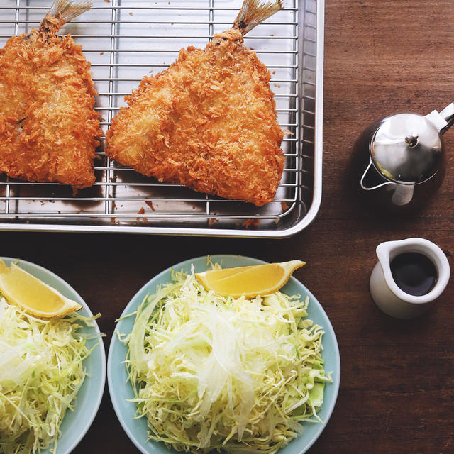 Deep-fried horse mackerel