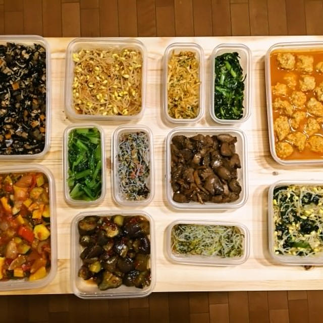 2016年6月26日の作り置き（12品）