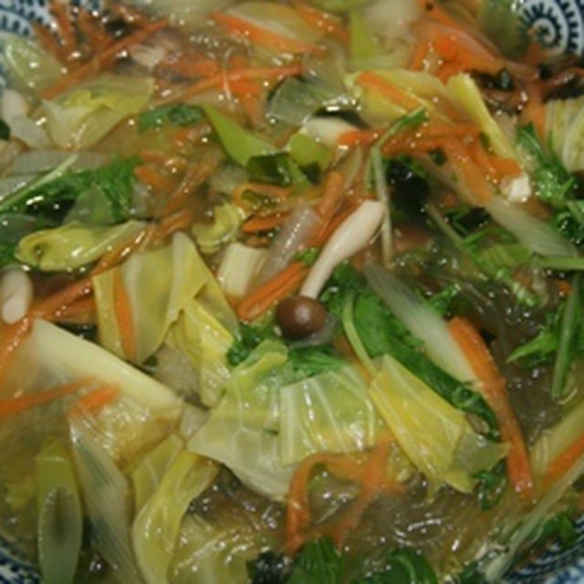 3月14日　　野菜たっぷり　わかめ春雨