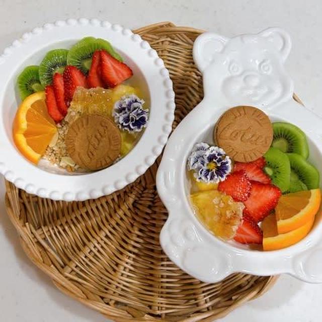 アサイーボウル🍓🍊🥝🍍