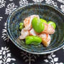 そら豆と海老の小鉢