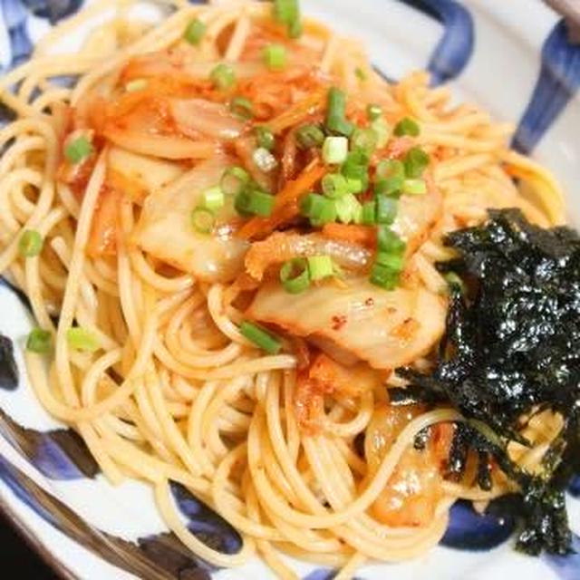 8月16日　　キムチパスタ