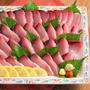 コシナガマグロの料理、刺身
