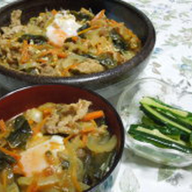 ◇月見豚カレーひやむぎ